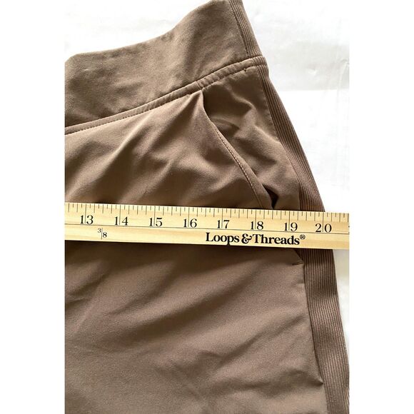 Athleta Brooklyn Ankle Pants Mineral Brown Semi-Fitted Lightweight Slim Fit 14 - Picture 6 of 10